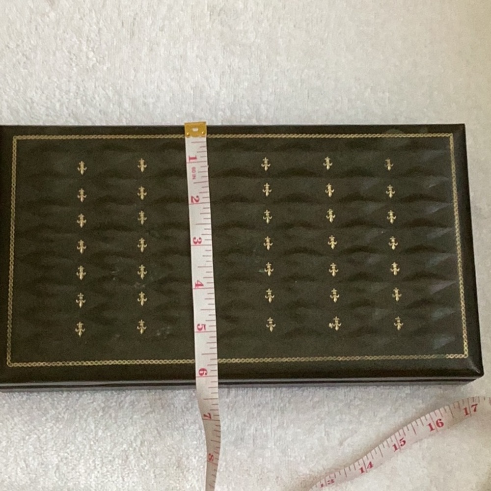 Vintage Swank Men’s Jewelry Box . Great for Cufflinks and Tie Clips - Picture 7 of 8
